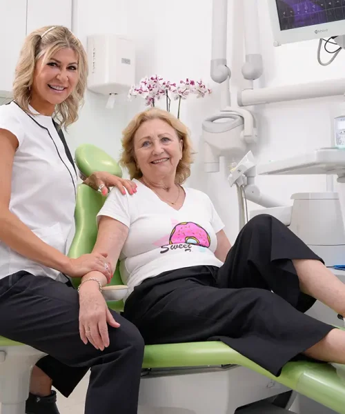 Doctora con paciente